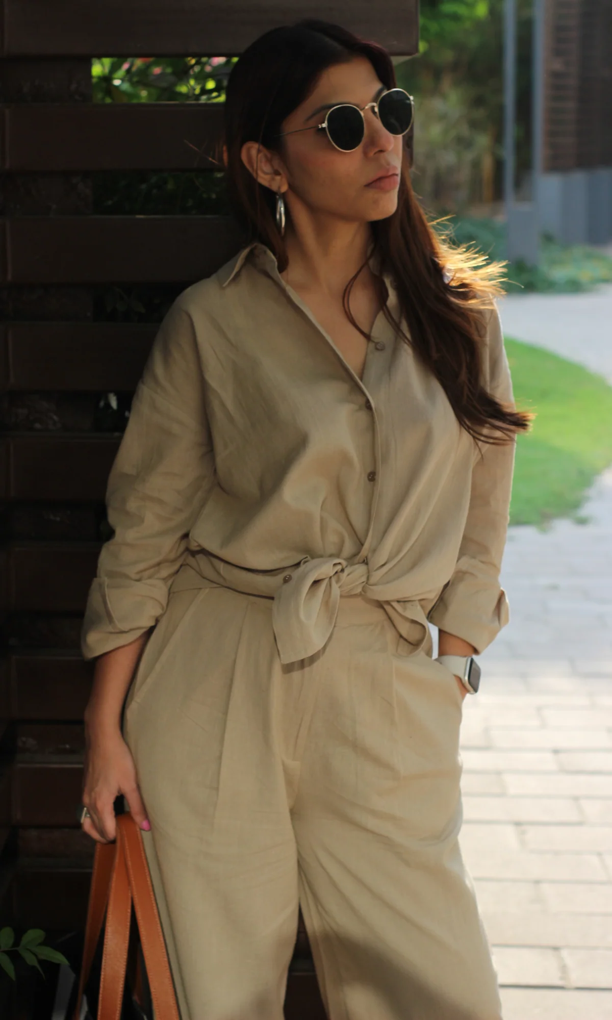 Beige Shirt and Pants Co-ord - Image 4