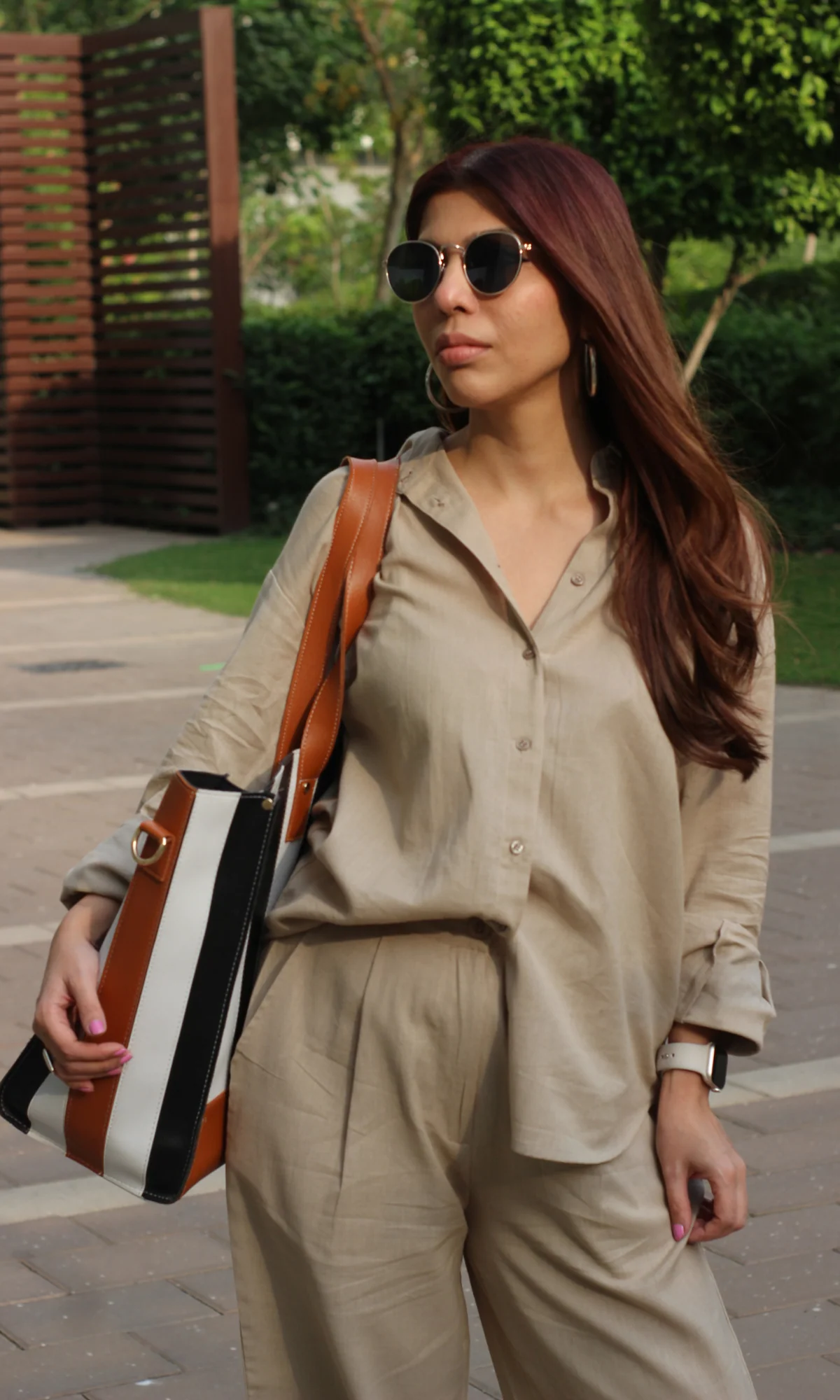 Beige Shirt and Pants Co-ord - Image 5