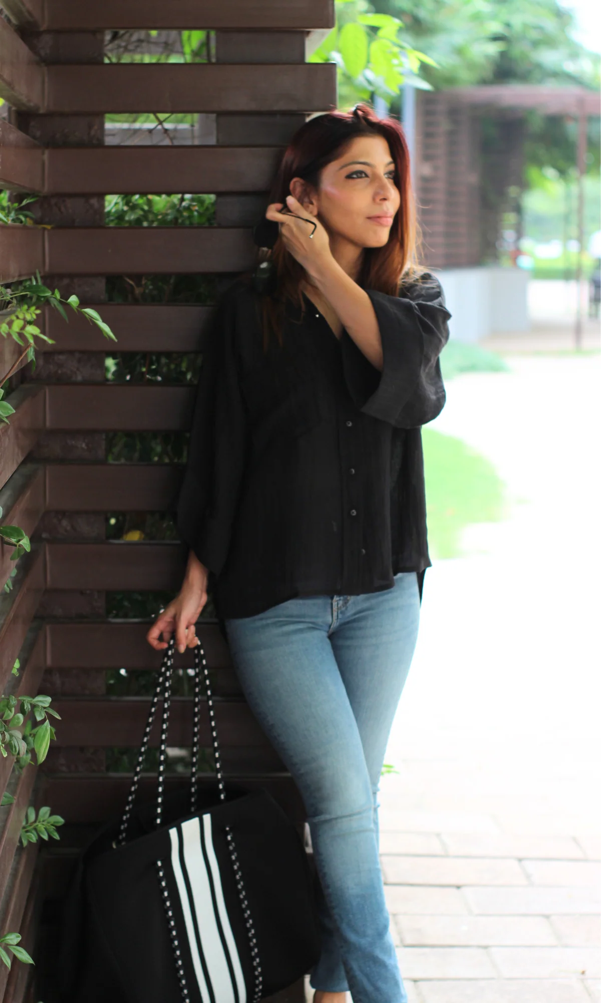 Black Textured Shirt - Image 3
