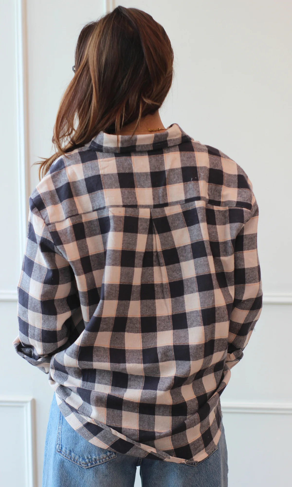 Blue Classic Buffalo Check Shirt - Image 4