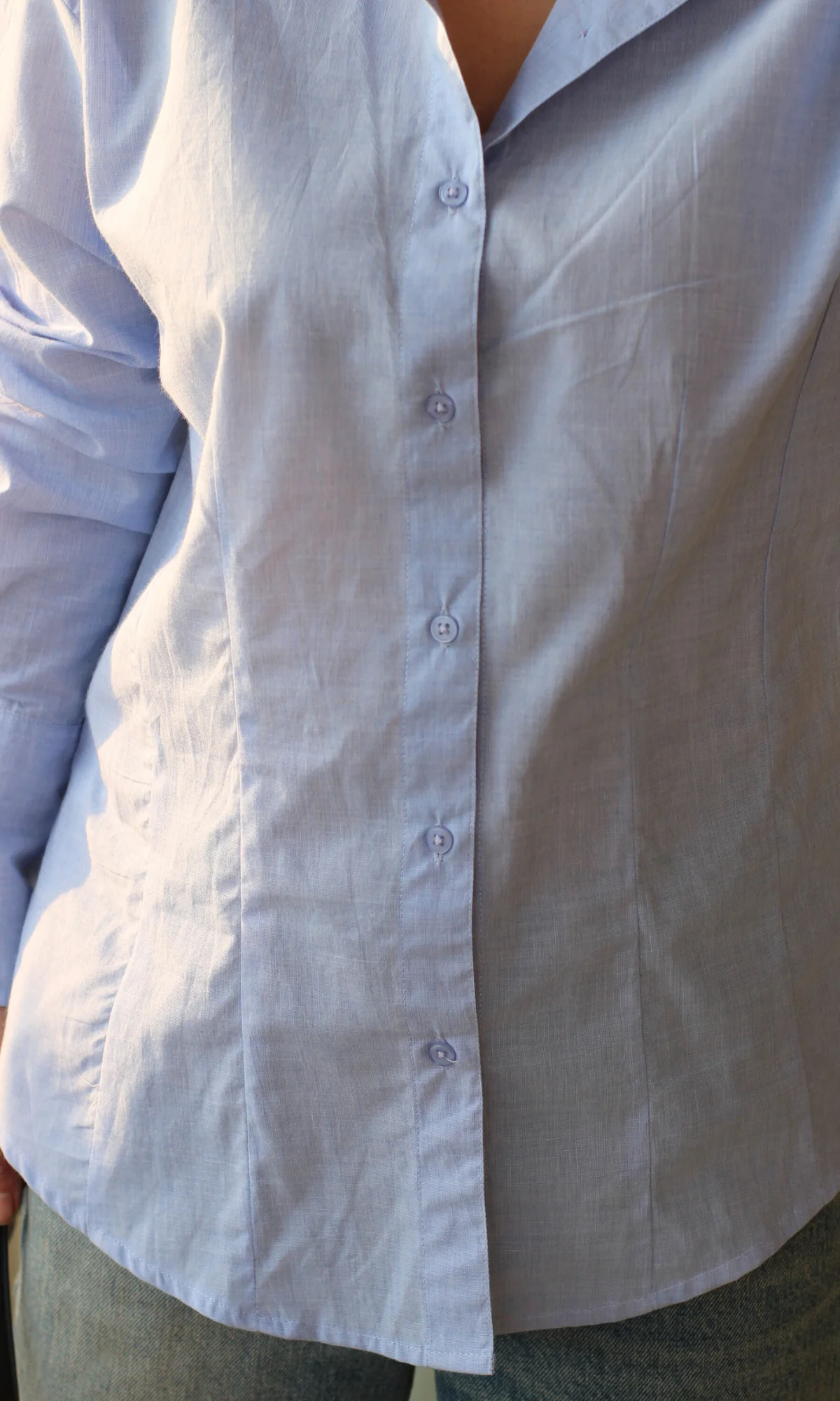 Cloud Blue Structured Shirt - Image 5