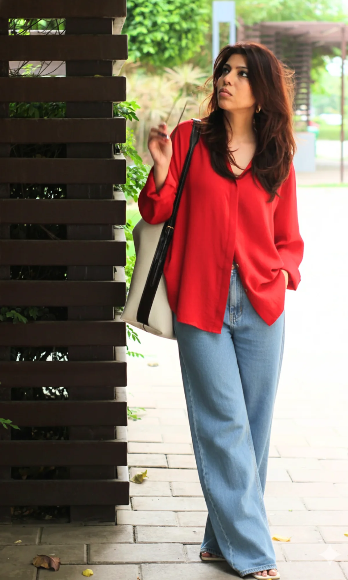 Scarlet Ease Flowing Shirt - Image 4