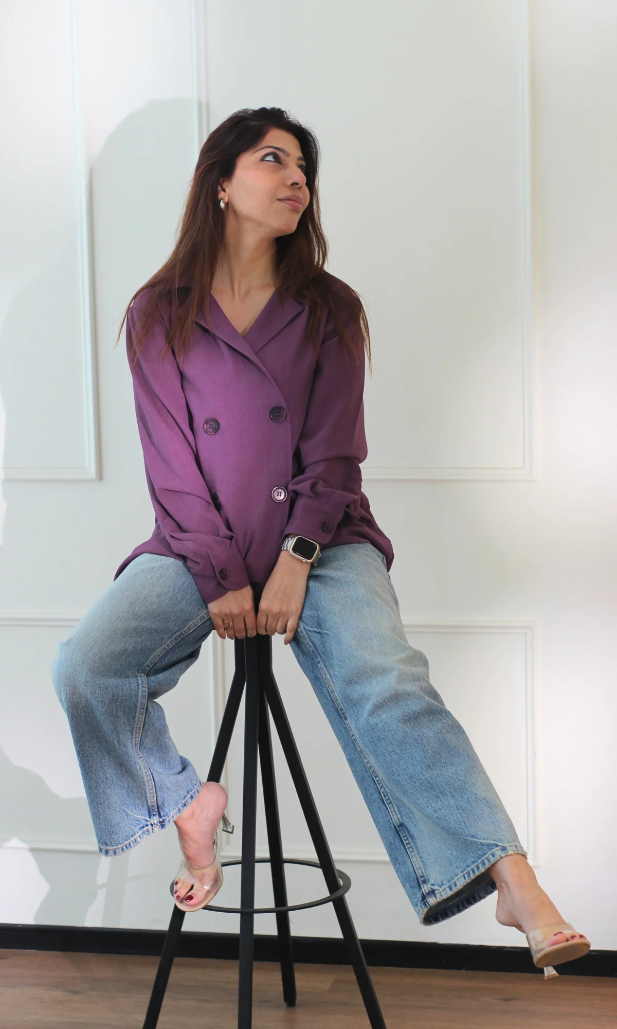 Damson Double Breasted Shirt - Image 5