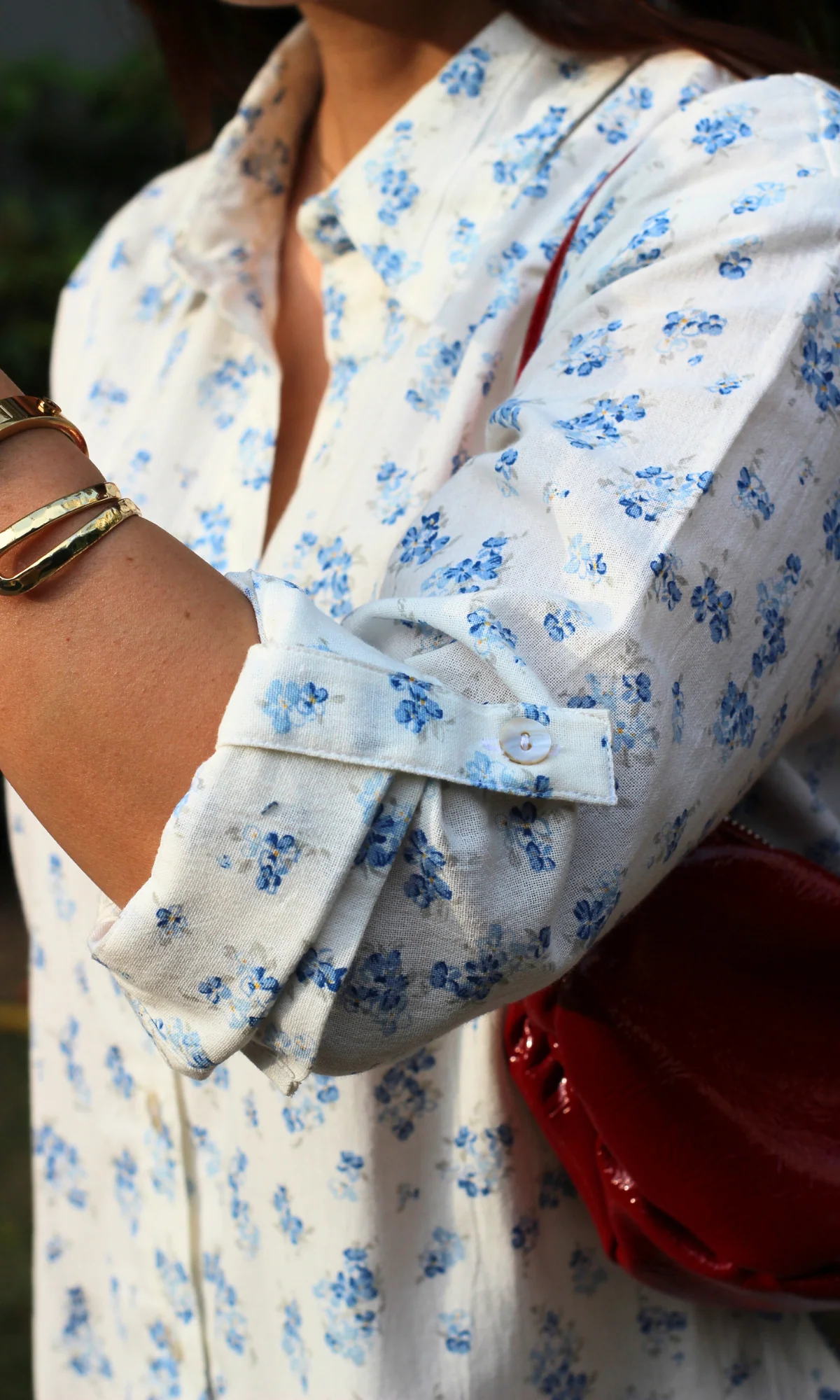 Frosted Flora Shirt Dress - Image 6