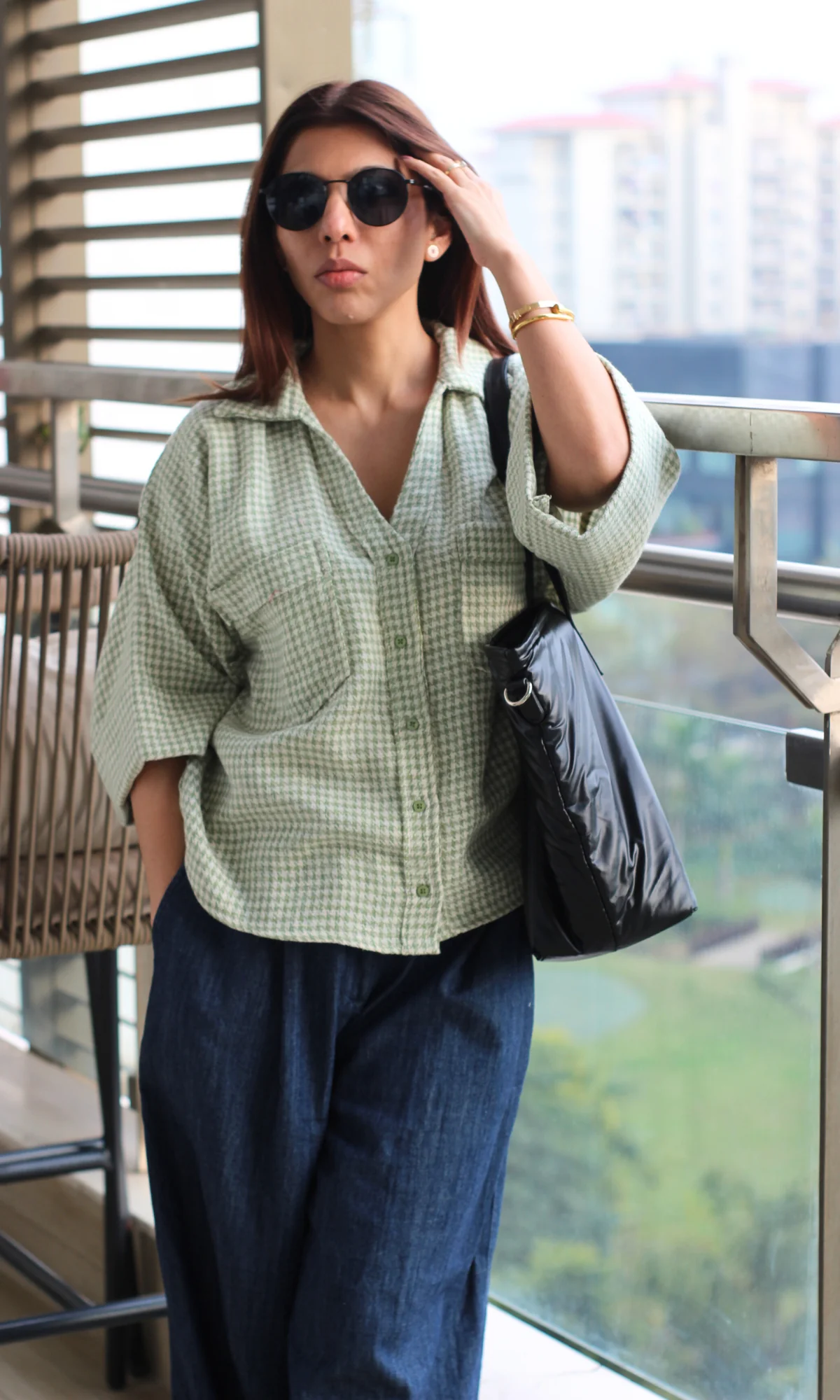Grass Weave Loose Shirt - Image 2