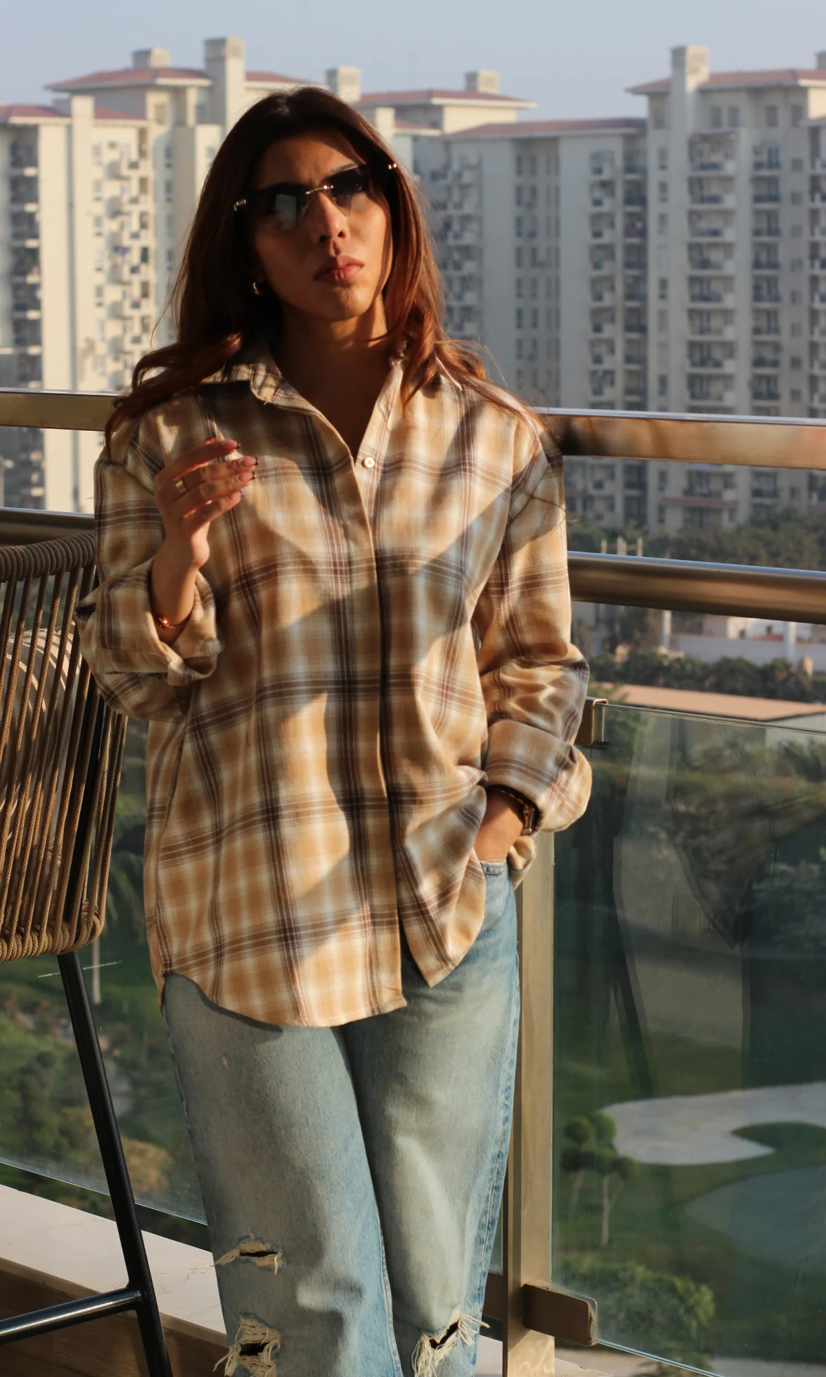 Hazel Plaid Checked Shirt