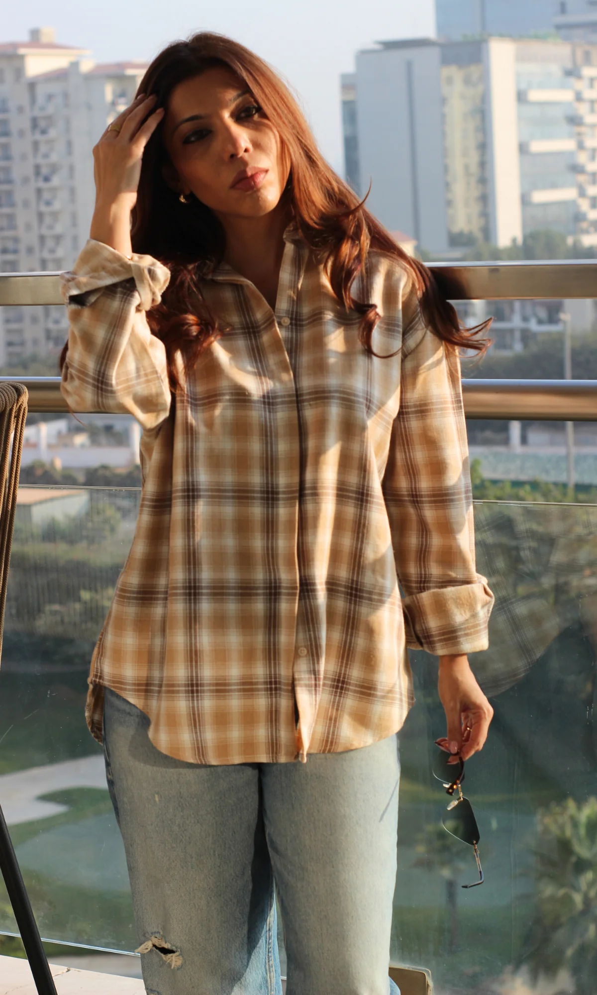 Hazel Plaid Checked Shirt - Image 3