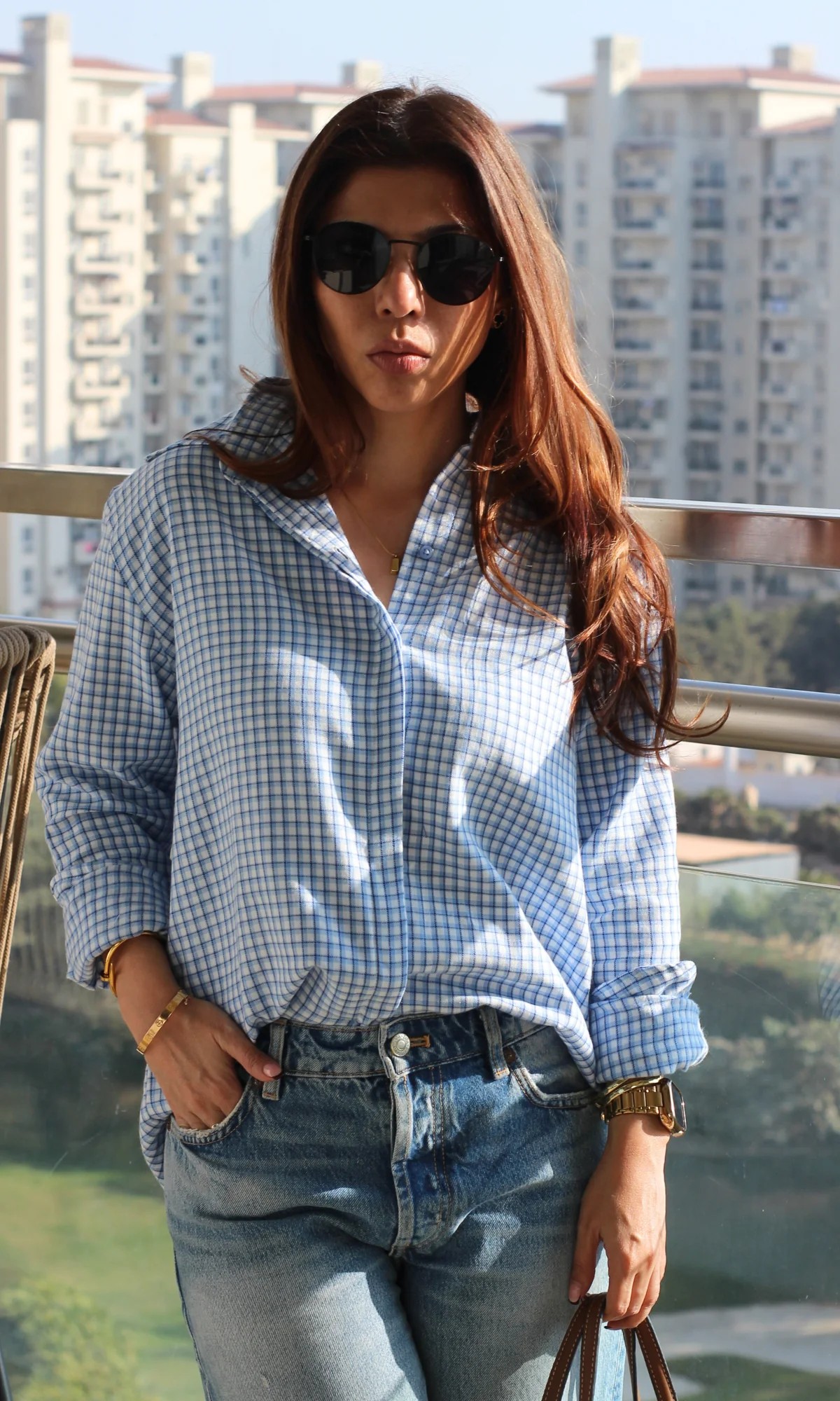 Ice Mini Plaid Checked Shirt - Image 3