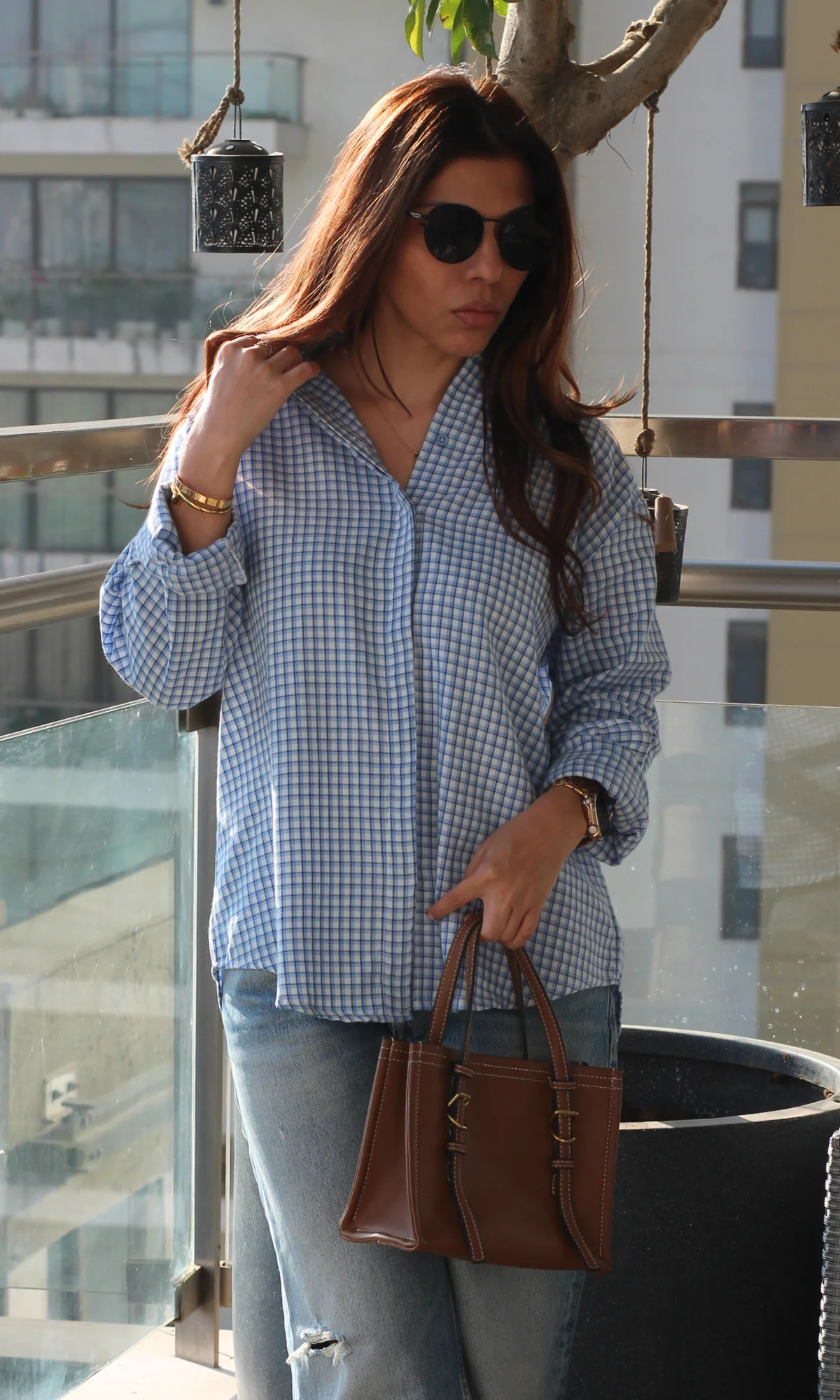Ice Mini Plaid Checked Shirt - Image 5