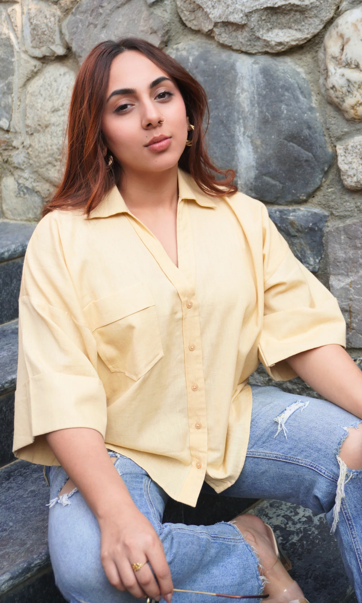 Lemon Cotton Shirt - Image 5