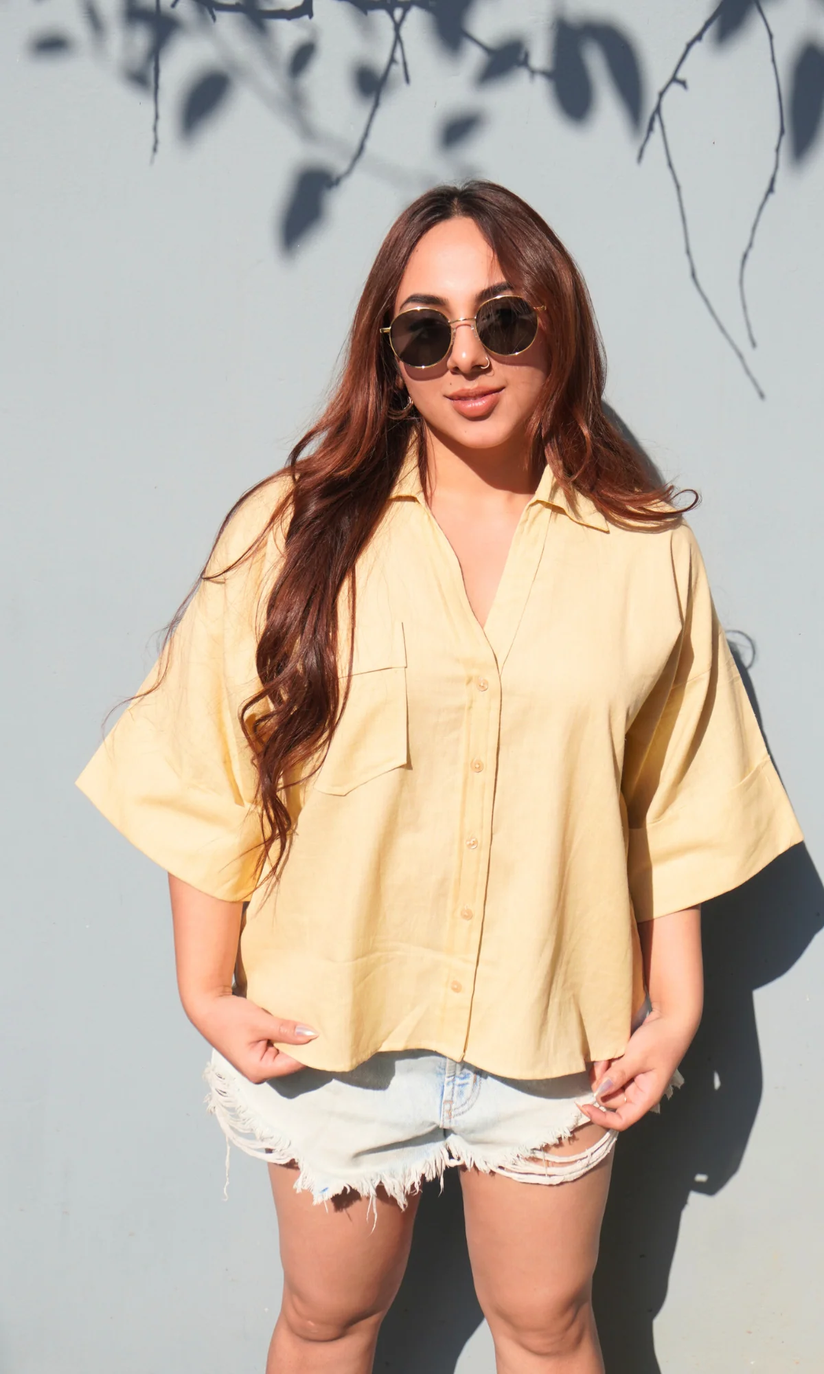 Lemon Cotton Shirt - Image 6