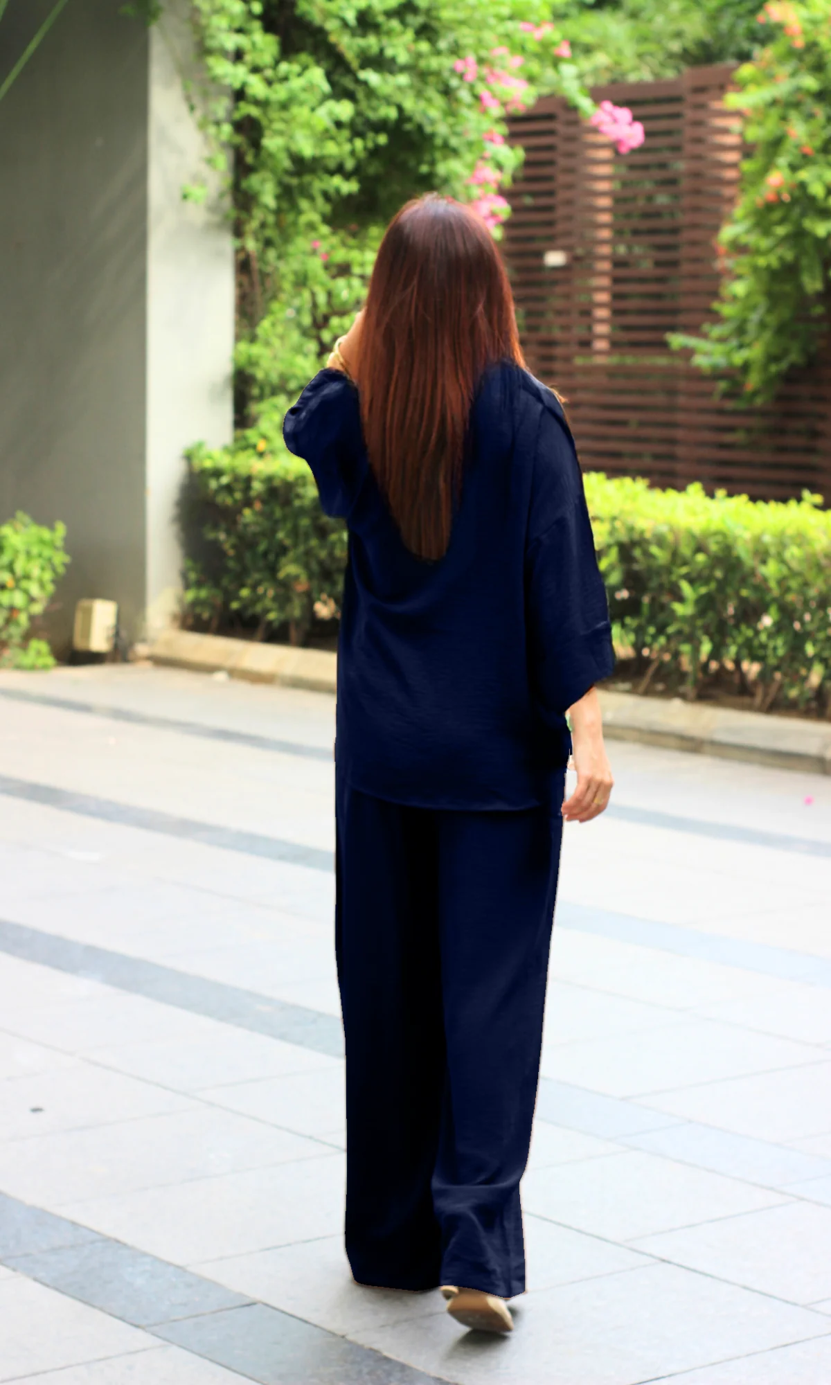 Marine Navy Loose Shirt and Pants Co-ord - Image 5