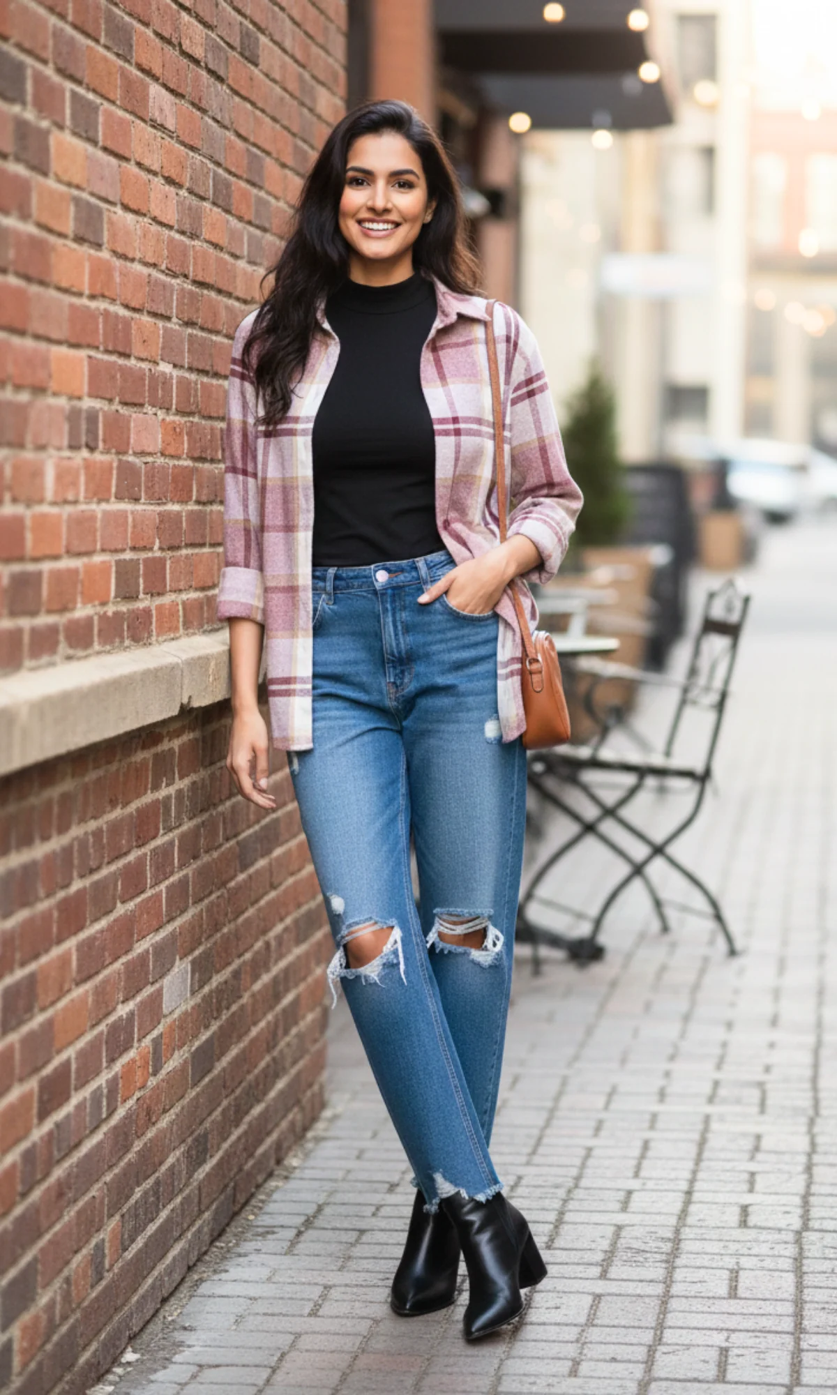 Mulberry Grid Checked Shirt - Image 3