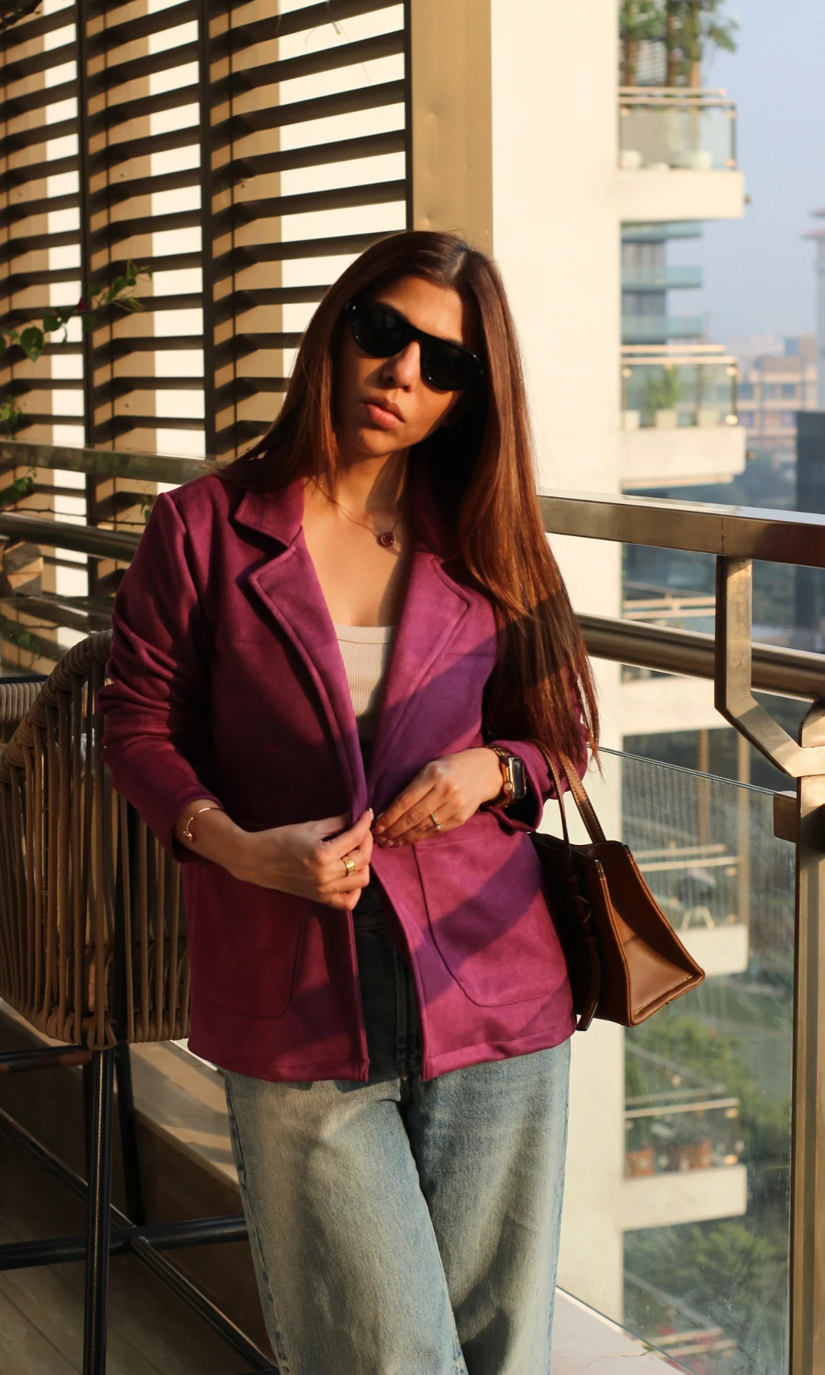 Mulberry Suede Jacket