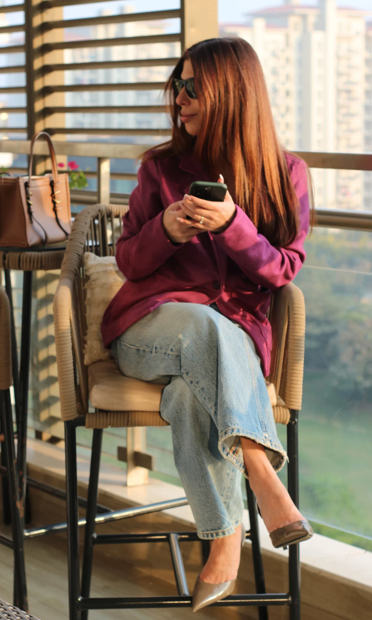 Mulberry Suede Jacket - Image 2