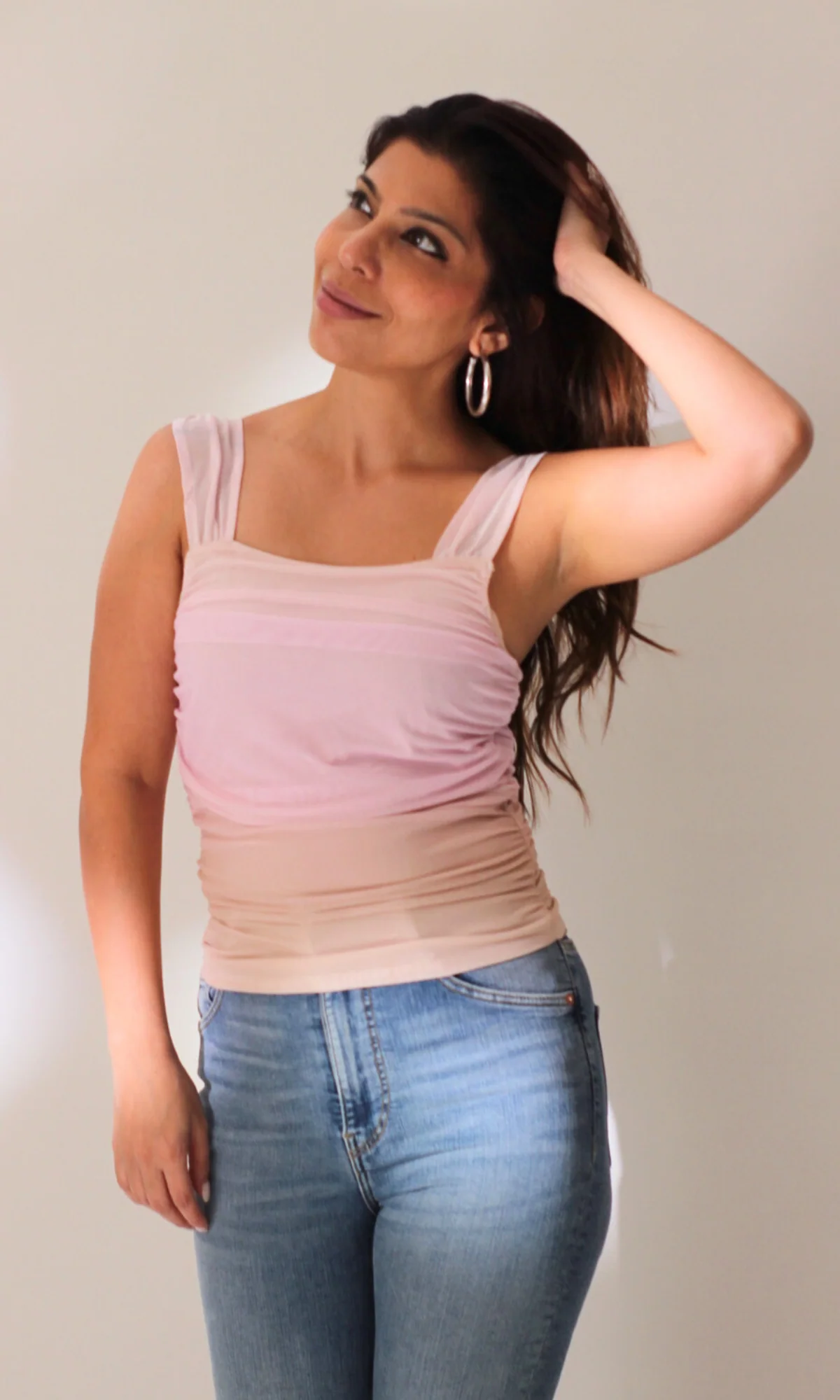 Petal Beige Tulle Top - Image 2