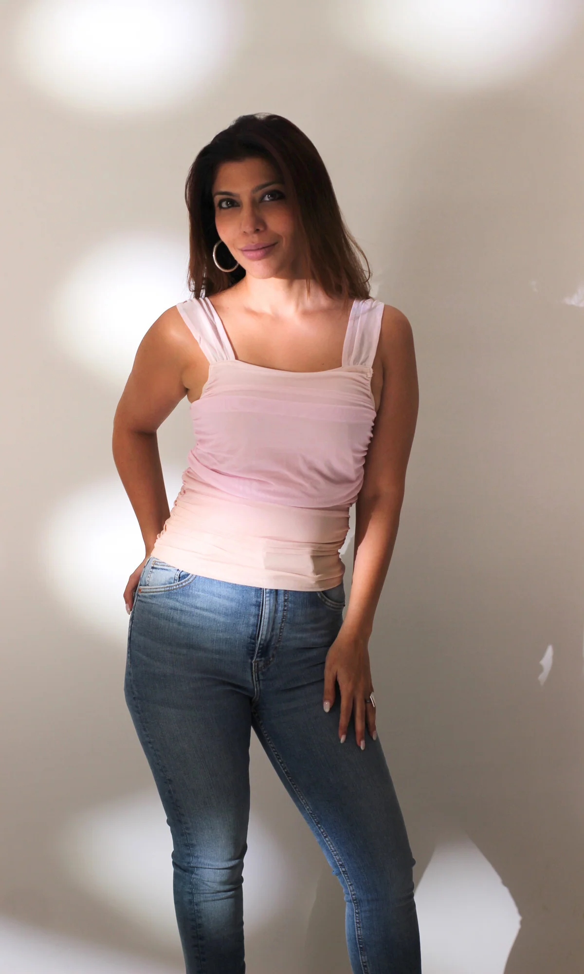 Petal Beige Tulle Top - Image 3