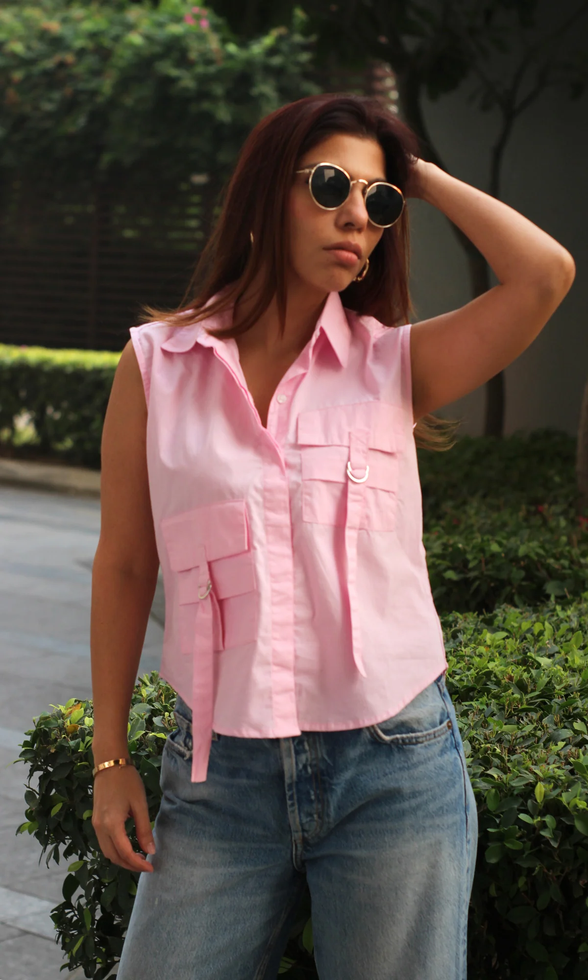 Pink Poplin Shirt - Image 4