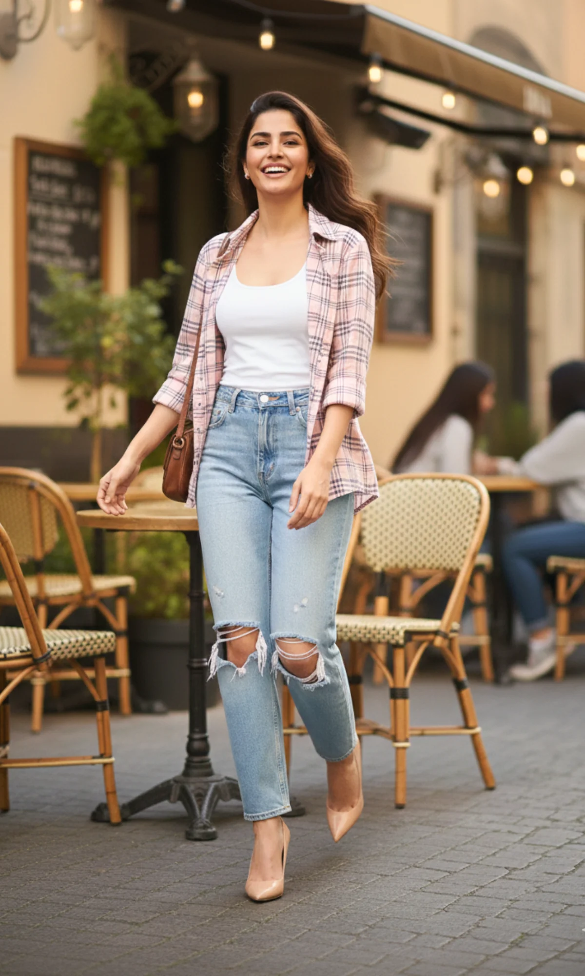 Roseline Checked Shirt - Image 3