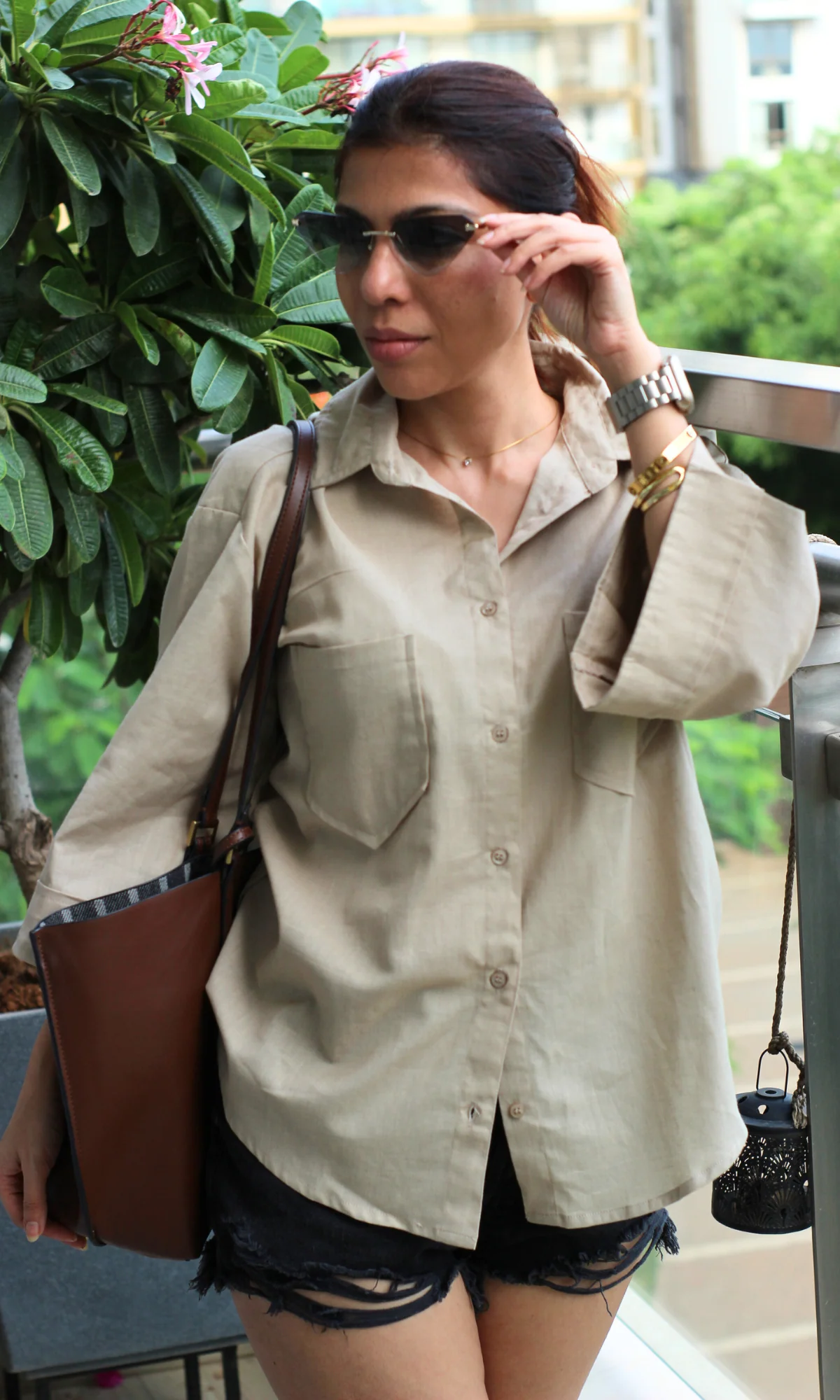 Sandswept Ease Cotton Shirt