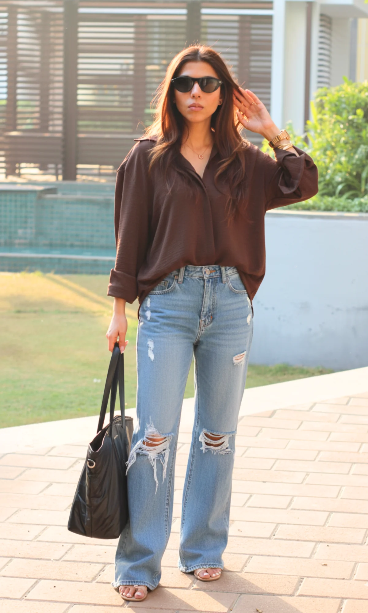 Taupe Breeze Ease Shirt