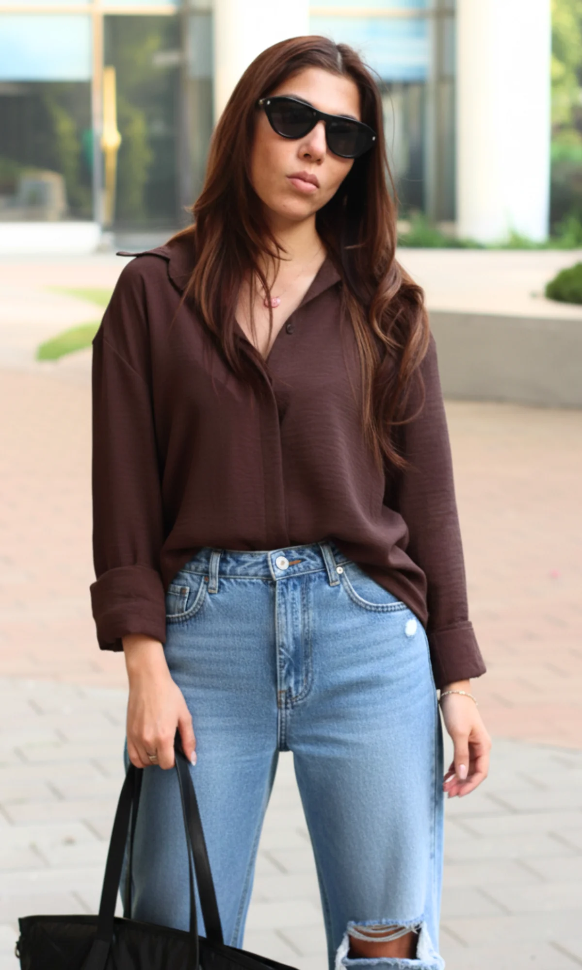 Taupe Breeze Ease Shirt - Image 3