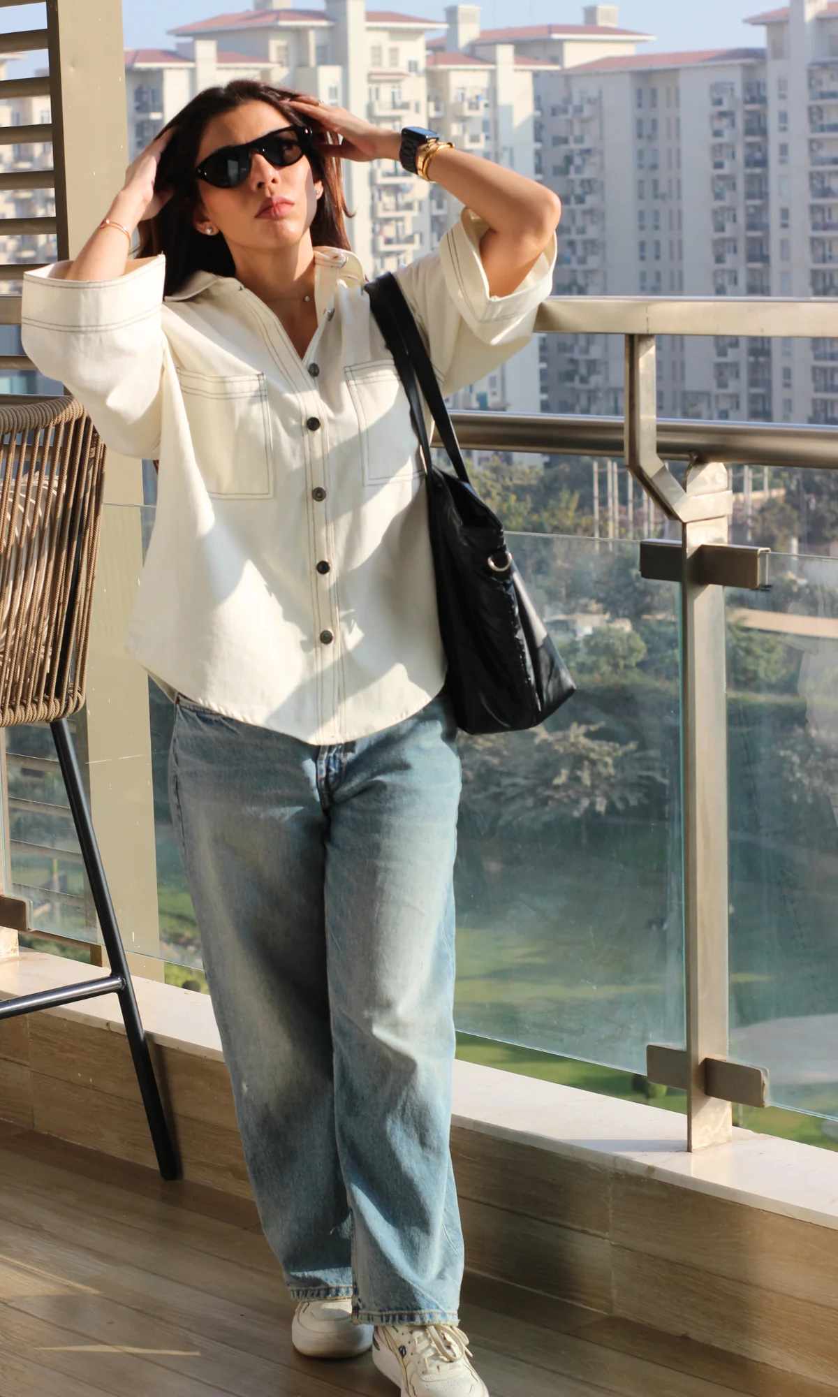 Thread Detail White Shirt - Image 5